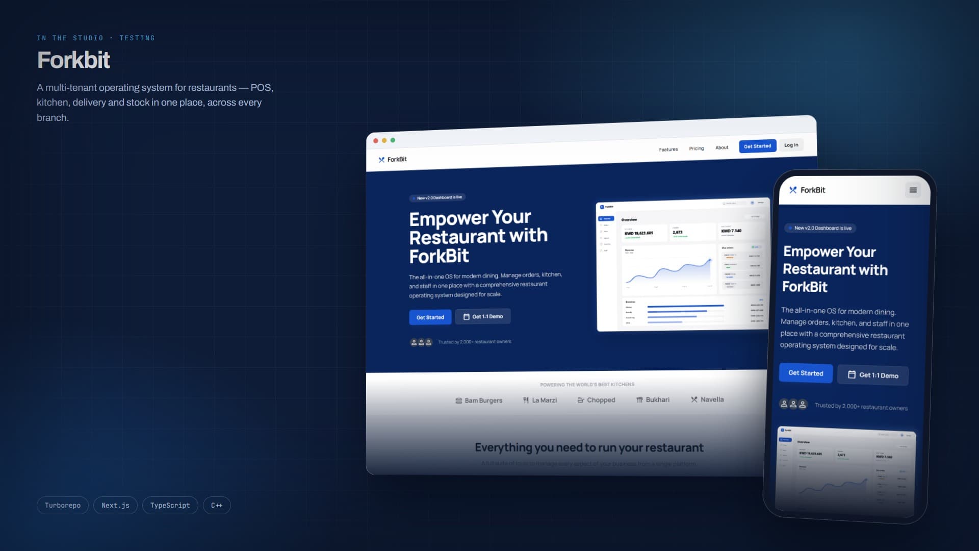 Forkbit — Restaurant management OS